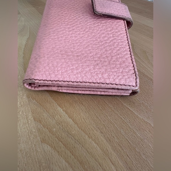 Gucci Pink Bamboo wallet - Picture 5 of 10